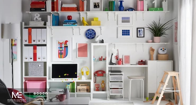 تركيب وحدات تخزين على الجدران