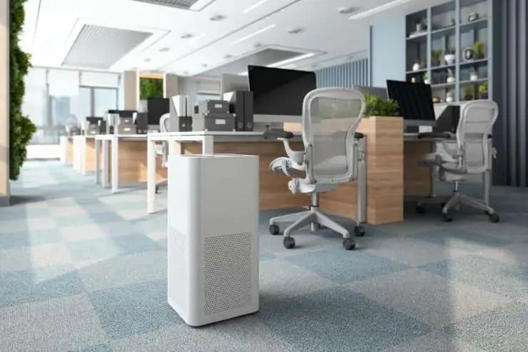 furniture in Modern Open Plan workplace