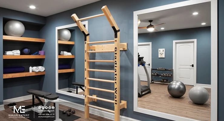 تصميم ركن الرياضة المنزلي