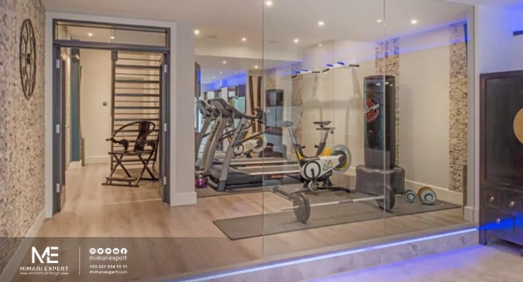 أحدث أنماط تصاميم ركن الرياضة المنزلي