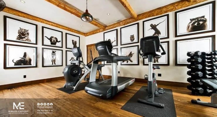 تصاميم ركن الرياضة المنزلي