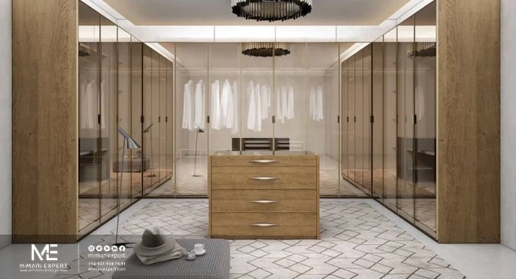 تصميم غرف الملابس في المنزل