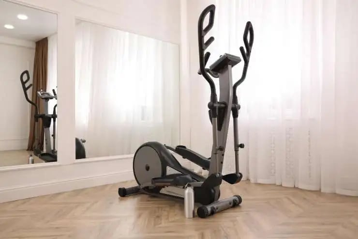 mirror in a home gym