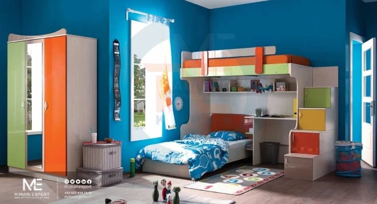 ألوان غرف نوم شبابية