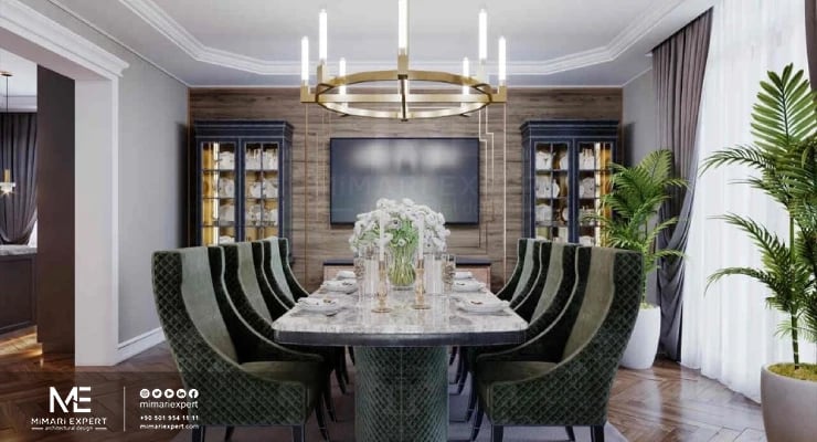 تصميم غرف الطعام