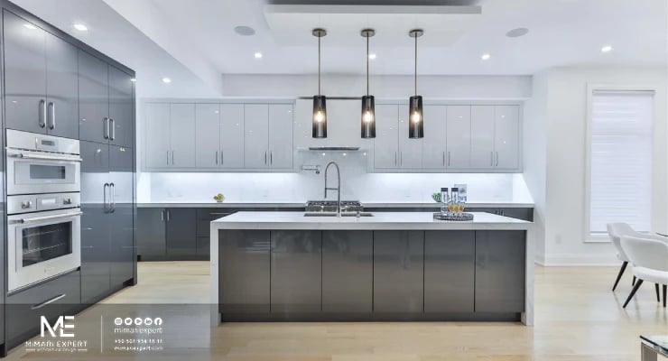 مميزات تصميم المطبخ الأمريكي