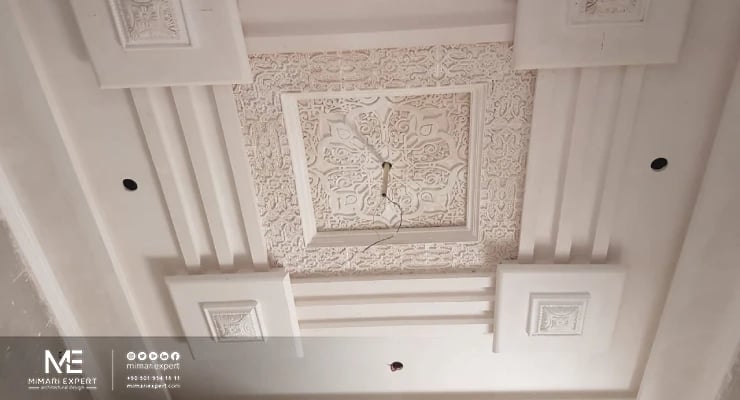 الأسقف المستعارة الجبسية