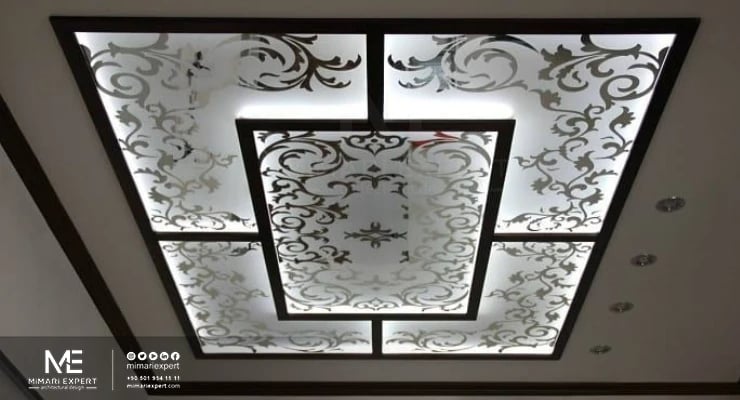 الأسقف المستعارة الزجاجية