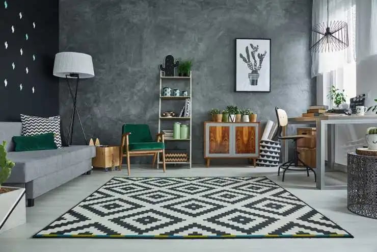 Area Rug in an Open Concept