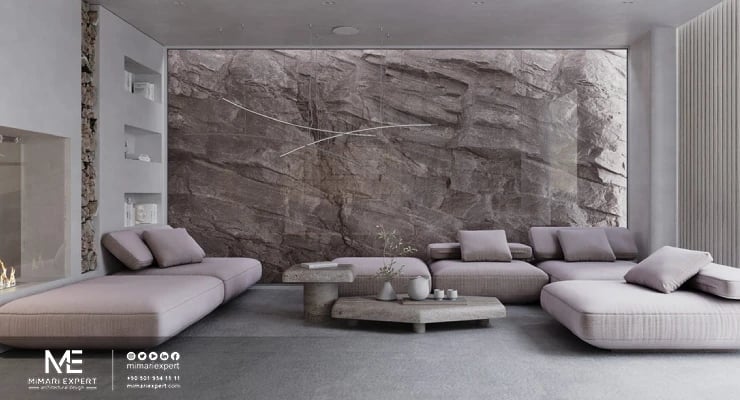 ديكورات باستخدام الحجر