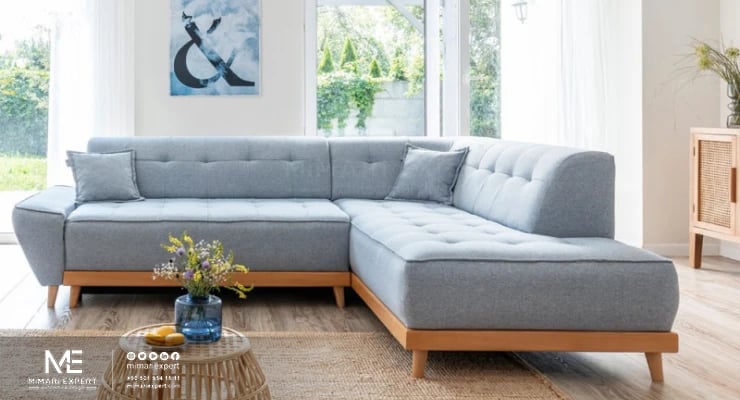 كنب الزاوية على شكل حرف L