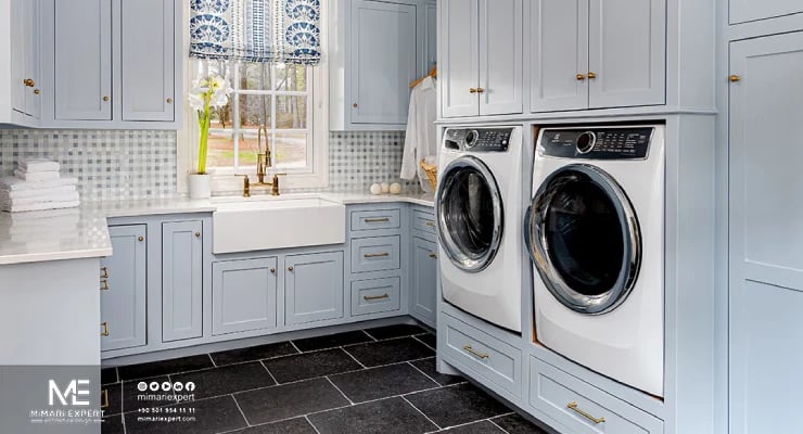 تصميم غرفة الغسيل