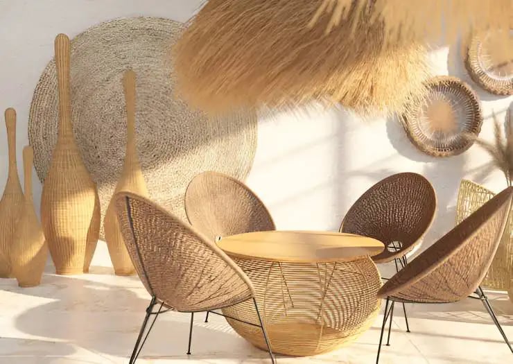 sustainable furniture and chairs