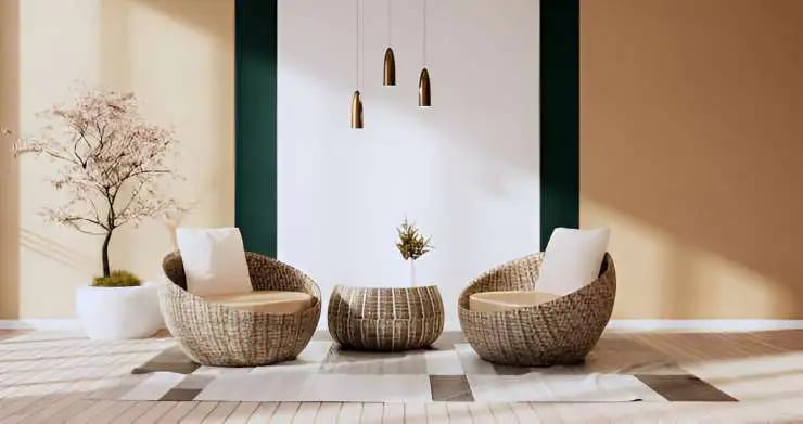sustainable egg shaped chairs