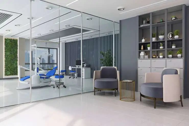 Dental Office With Dentist Chair