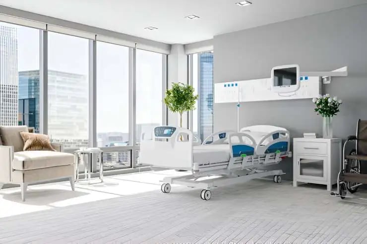 Modern Hospital Room interiors