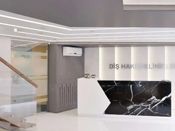 reception at dental clinics