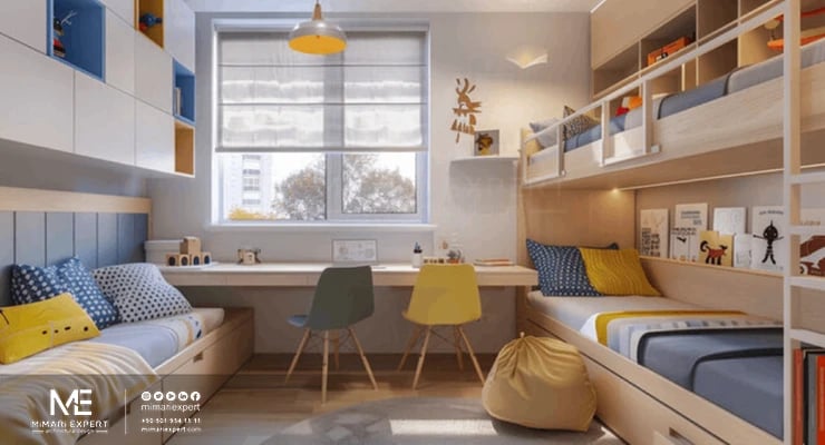 أنماط أثاث غرف الأطفال النمط الثاني