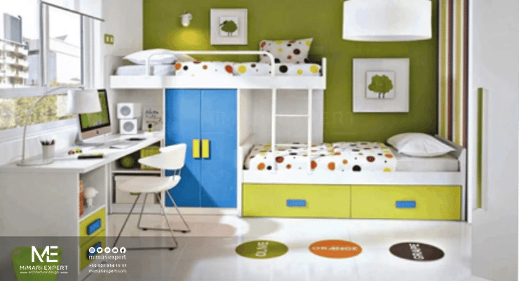 أنماط أثاث غرف الأطفال النمط الرابع