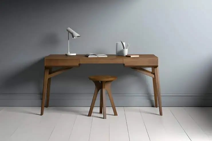 Mini Wooden Office Desk