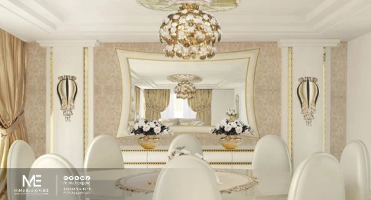 استخدام اللون الذهبي في الديكور