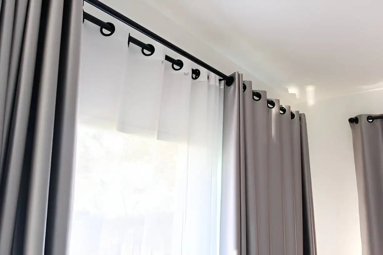 Eyelet Curtain window interior decoration