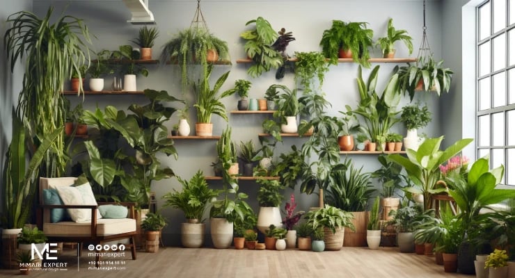 إضافة نباتات داخلية