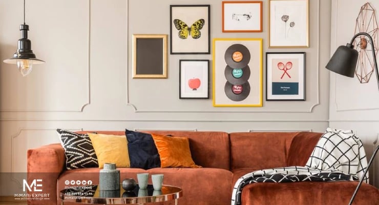 تزيين الجدران باللوحات الفنية