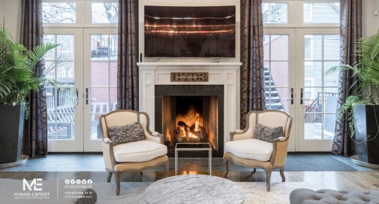 اجعل المدفأ محور الديكور