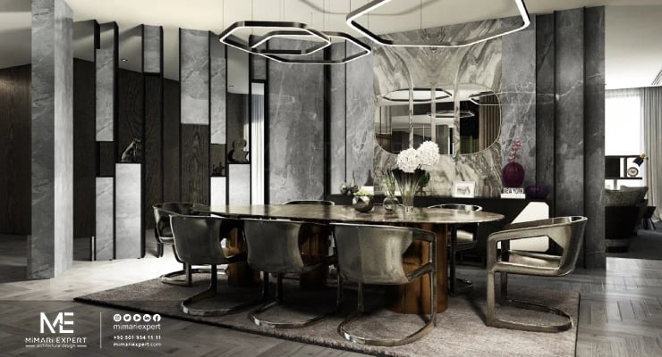 اللون الفضي في الديكور الداخلي