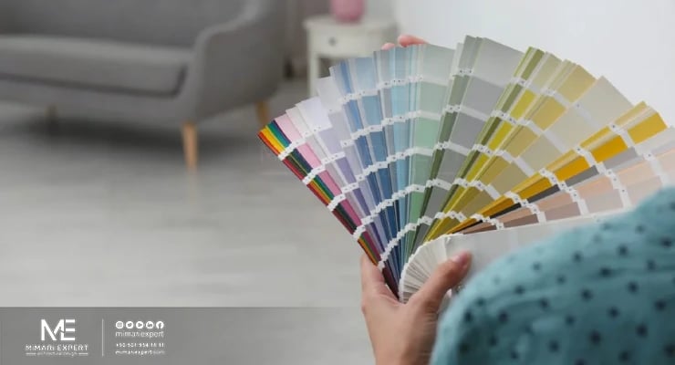 معايير اختيار الألوان