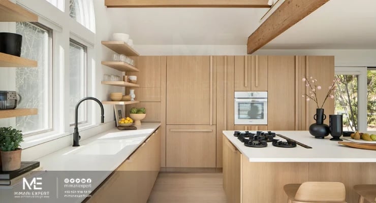 تصميم المطابخ الخشبية