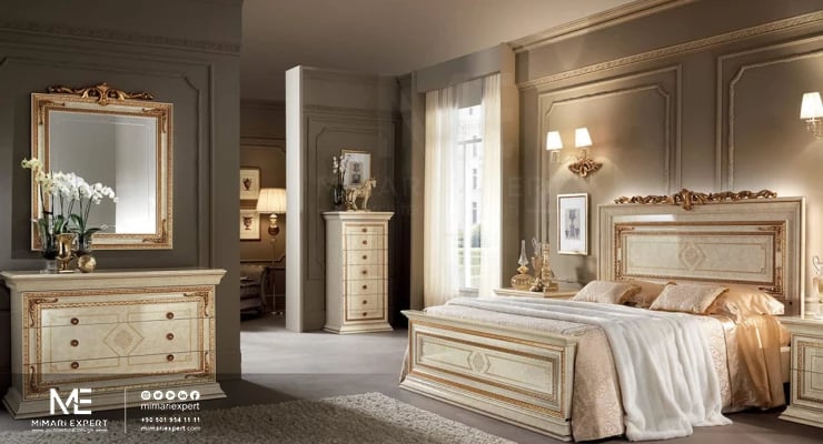 أحدث تصميمات غرف نوم كلاسيك بالصور