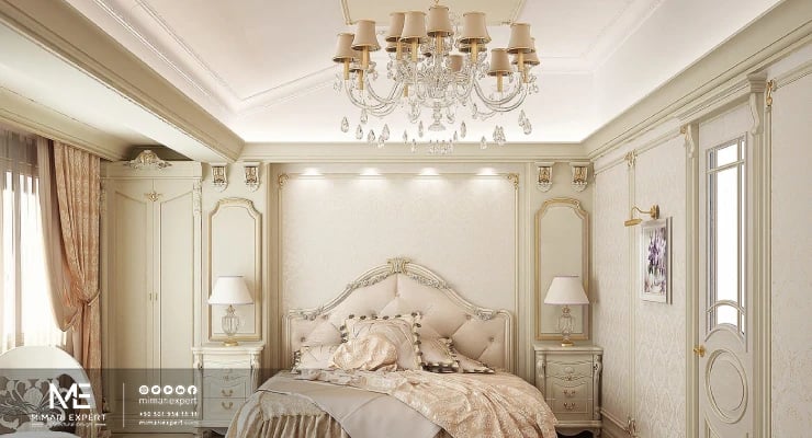 تصميمات غرف نوم كلاسيك بالصور