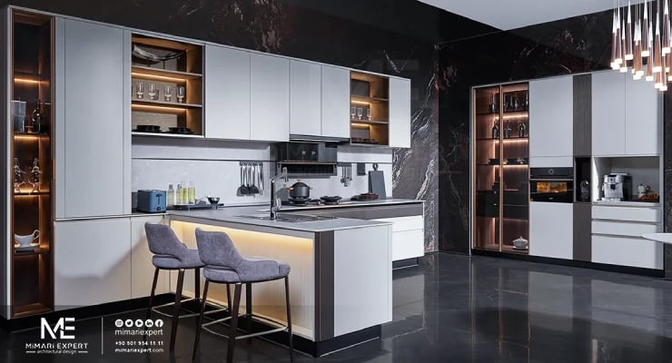 الألوان في ديكورات المطبخ