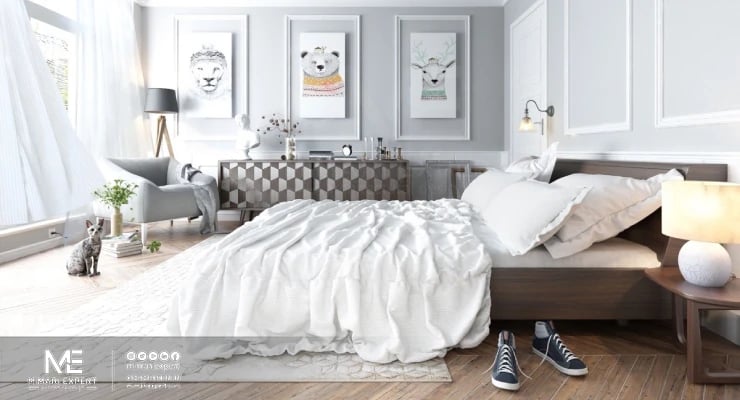 غرف النوم الاسكندنافية