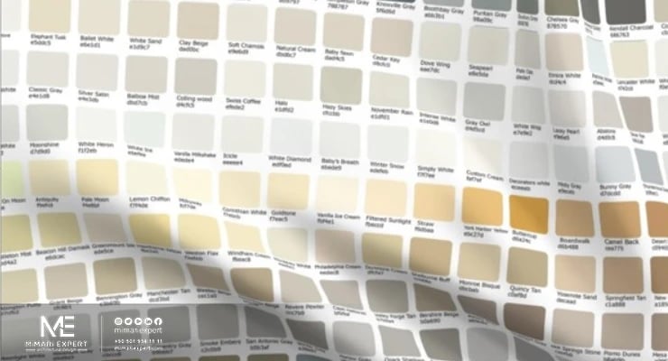 الألوان المحايدة في الأقمشة