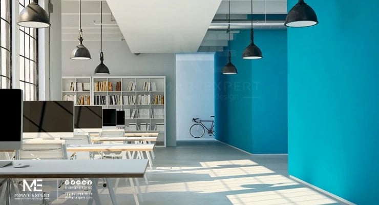 الأزرق والأبيض: يشير للهدوء والتركيز