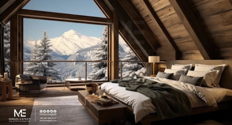 أحدث تصميمات غرف النوم الخشب بالصور