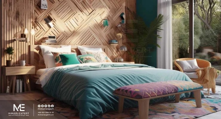 تصميم غرف نوم خشب