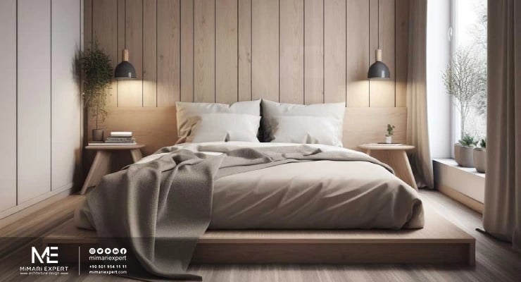 غرف النوم الخشبية