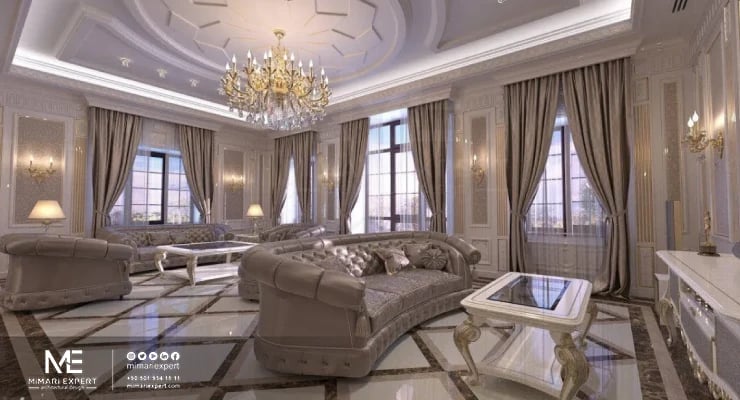 أحدث تصاميم فلل كلاسيك بالصور