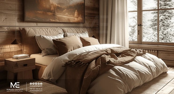 أحدث تصميمات غرف النوم الريفية بالصور