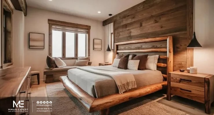 أحدث غرف النوم الريفية بالصور