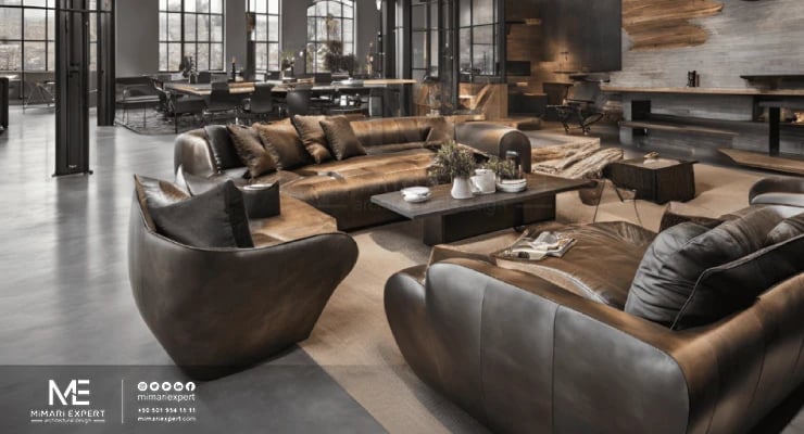 النمط الصناعي في التصميم الداخلي