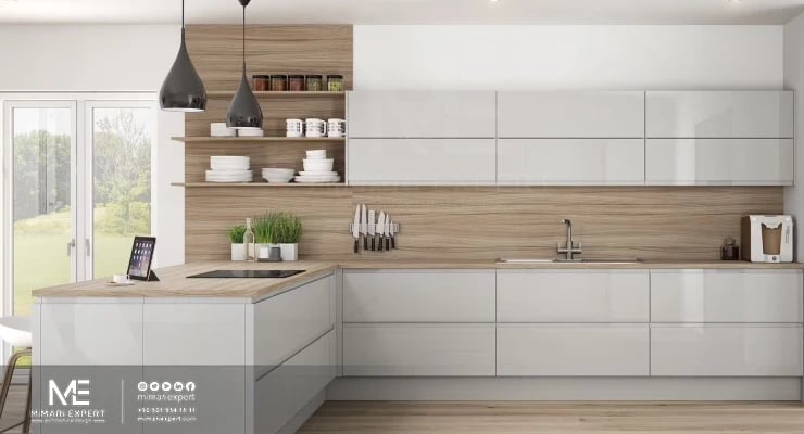 تصميم المطبخ على بشكل حرف "L"