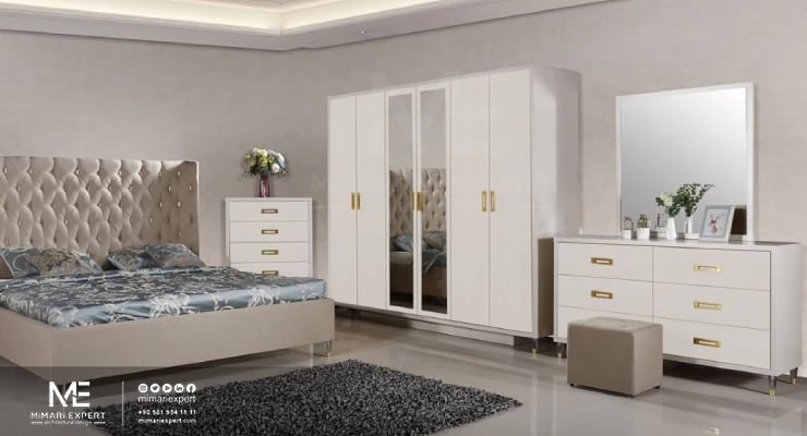 أحدث تصميمات غرف نوم نيو كلاسيك 