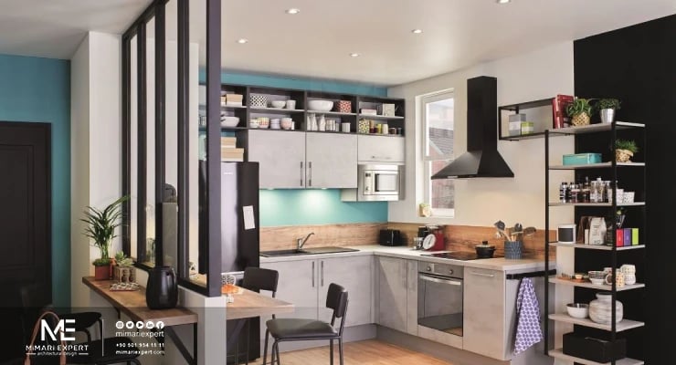 أفكار لإغلاق المطبخ المفتوح