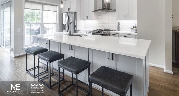 إضافة جزيرة مطبخ