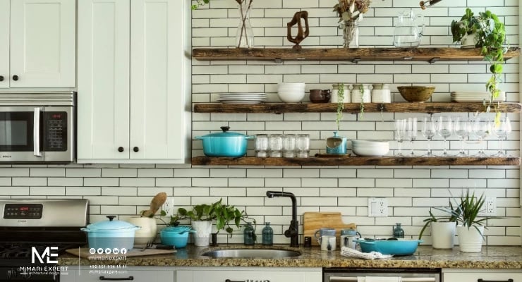 إضافة رفوف مفتوحة